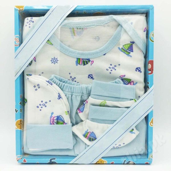Newborn 4 Pcs Baby Gift Suit set Box - Image 2