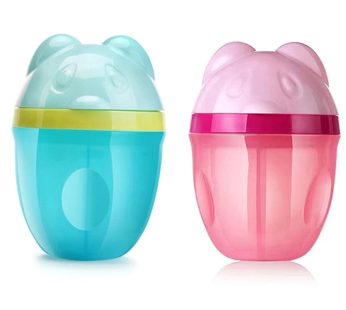 3 Layers Food Storage Travel Boxes Baby Milk Powder Boxes Cartoon Formula Dispenser Container Case