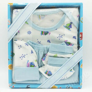 Newborn 4 Pcs Baby Gift Suit set Box