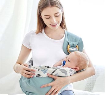 2 in 1 Baby Carrier Lightweight Baby Carrier Front And Back Infant Sling Wrap Backpack Adjustable Straps With Nursing Pillow