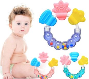 Baby Rattles Teether Teething Bite Toys Infant Toddler