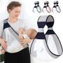 Adjustable Baby Carrier - Strong Material Safety Belt Adapt to Newborn Infant & Toddler - Shoulder Straps - Multifunctional Baby Sling Carrier