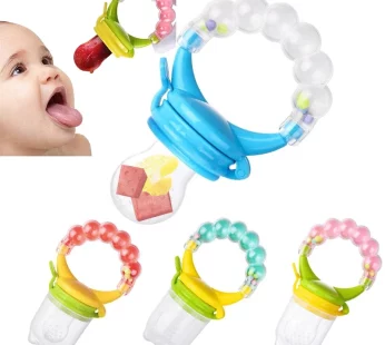 Baby Fruit pacifier – Food Soother With Rattle