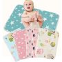 6 Pcs Infant Baby Diaper Changing Mat Bed Protector Waterproof Urineproof Baby Godri Sojni Cotton With Foam Sheet with Plastic Back Baby Accessories