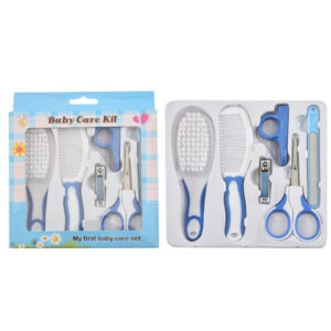 6Pcs Newborn Baby Nail Hair Daily Care Kit Infant Kids Grooming Brush Comb and Manicure Home Set