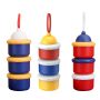 Powder Storage Box 3 Layers Baby Formula Dispenser Infant Essential Cereal Snacks Container for Toddle Travel