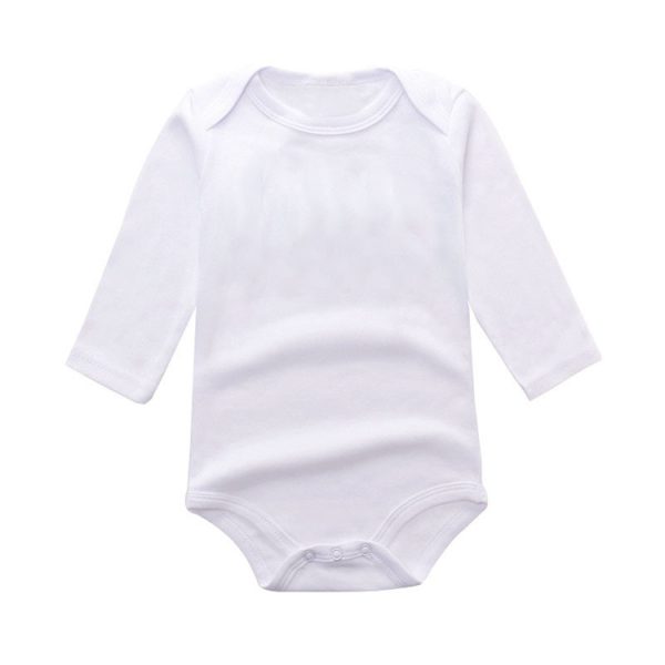 Pack of 3 Newborn Baby Bodysuits Romper in Cotton Stuff - Image 8