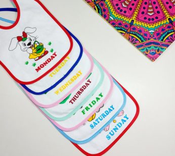 Week days Baby Bibs – Pack of 7 Bibs