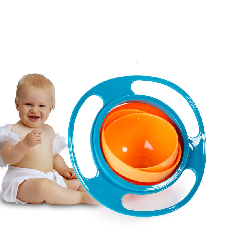 Magic Gyro Bowl 360 Degree Rotation Spill Resistant Gyro Bowl with Lid For Toddler Baby Kids Children - Image 5