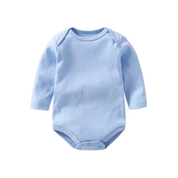 Pack of 3 Newborn Baby Bodysuits Romper in Cotton Stuff - Image 4