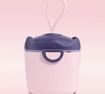 Portable Baby Milk Powder Dispenser Storage Container with Lanyard & Spoon, Non-Spill Formula Snack Storage Container for Travel Outdoor