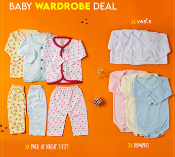 Newborn Baby Clothing Deal (pack of 9)