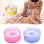 Baby Body's Cosmetic Powder Puff Bodys Powder Puff and Container Case