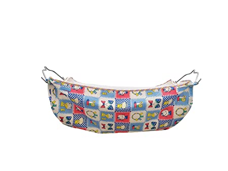 Soft Cloth Baby Swing, Cradle Cover /Ghodiyu/Khoyu/Zoli Hammock, Mosquito net/Safety Cover with Zipper, Multi Color