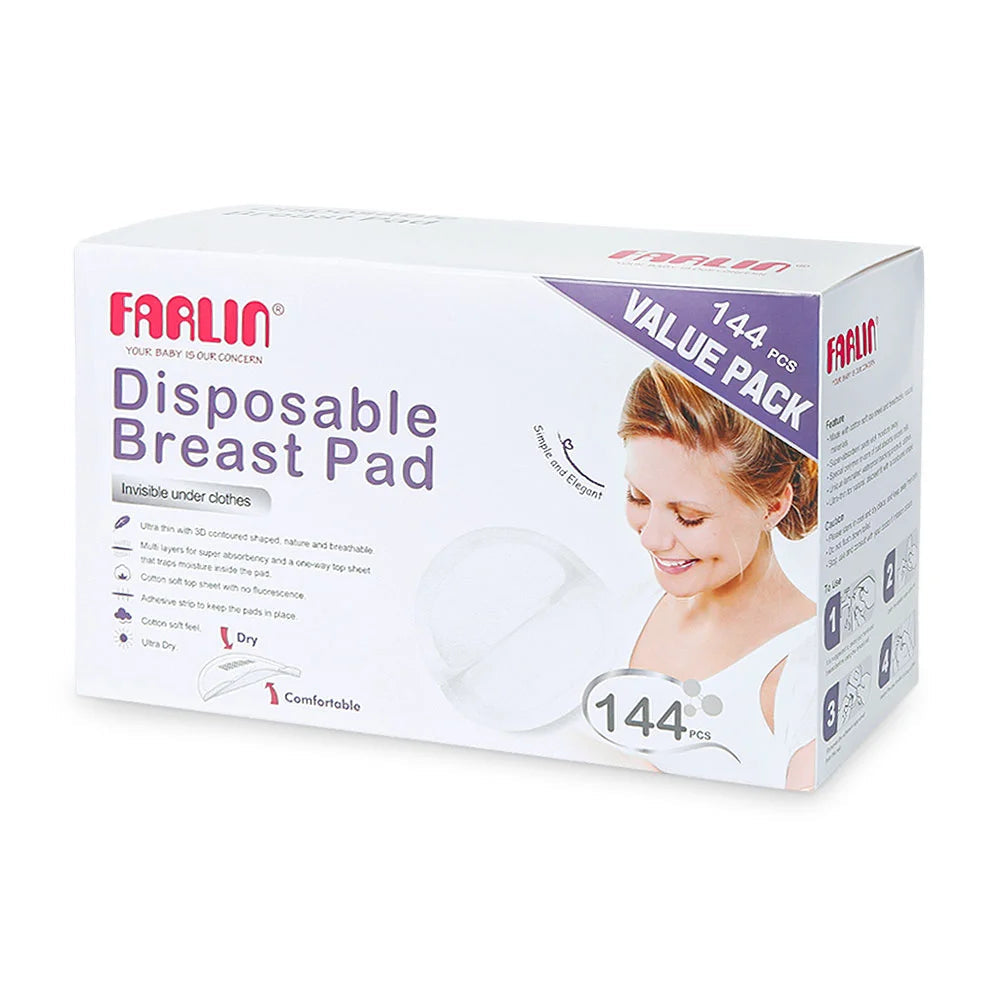 Farlin Disposable Breast Pads – Value Pack(144 Pcs)