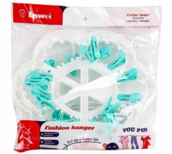 Baby Clothes Hanger Rack 20 Clips