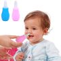 Newborn Baby Nose Aspirator Toddler Nose Cleaner Infant Snot Vacuum Sucker Soft Tip Cleaner Baby Care Products