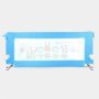 Baby Bed Rail Safety Gate Adjustable Security Children rail 1.8 Meter (6 Feet) Length - Blue