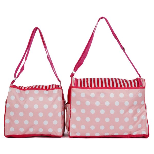 Little Star Pack of 4 Baby Diaper Bag Pink - Image 2