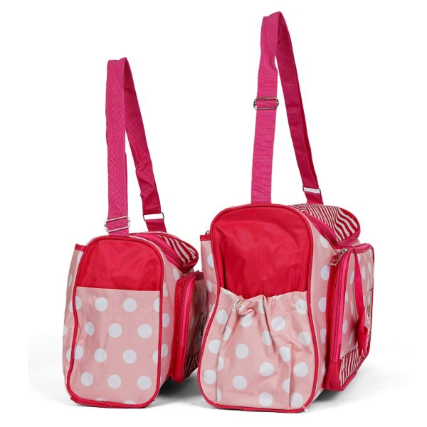 Little Star Pack of 4 Baby Diaper Bag Pink - Image 3