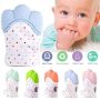 Baby Silicone Teething Mittens Glove