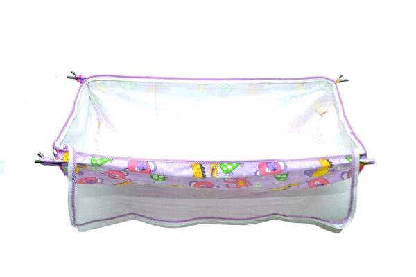 Soft Cloth Baby Swing, Cradle Cover /Ghodiyu/Khoyu/Zoli Hammock, Mosquito net/Safety Cover with Zipper, Multi Color - Image 5