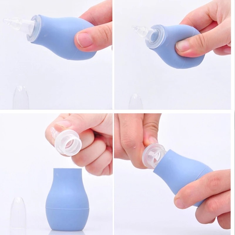 Newborn Baby Nose Aspirator Toddler Nose Cleaner Infant Snot Vacuum Sucker Soft Tip Cleaner Baby Care Products - Image 4