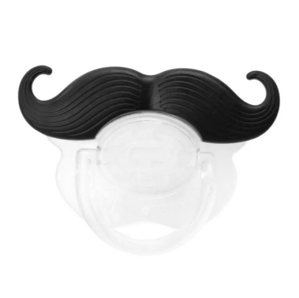 Baby Silicone Mustache Pacifier - Image 4