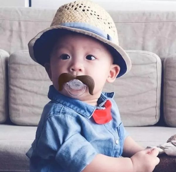 Baby Silicone Mustache Pacifier