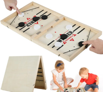 Large Foldable Foosball Winner Games Table Hockey Catapult Chess Parent-child Fast Sling Puck Board Toys For Children Adults