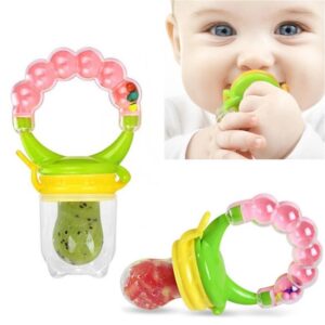 Fruit Pacifier Voice Baby Rattles Pacifier Hand Hold Jingle Shaking Bell Lovely Hand Shake Bell Ring Toys Newborn Baby Teether Toys