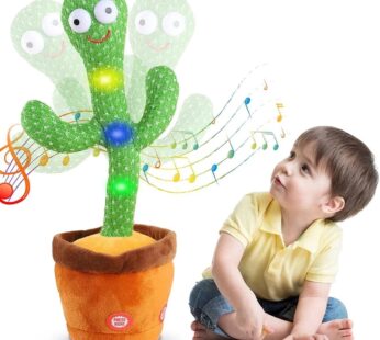 1pc-Dancing Talking Cactus Toys For Baby Boys And Girls, Singing Mimicking Recording Repeating What You Say Sunny Cactus Up Plus