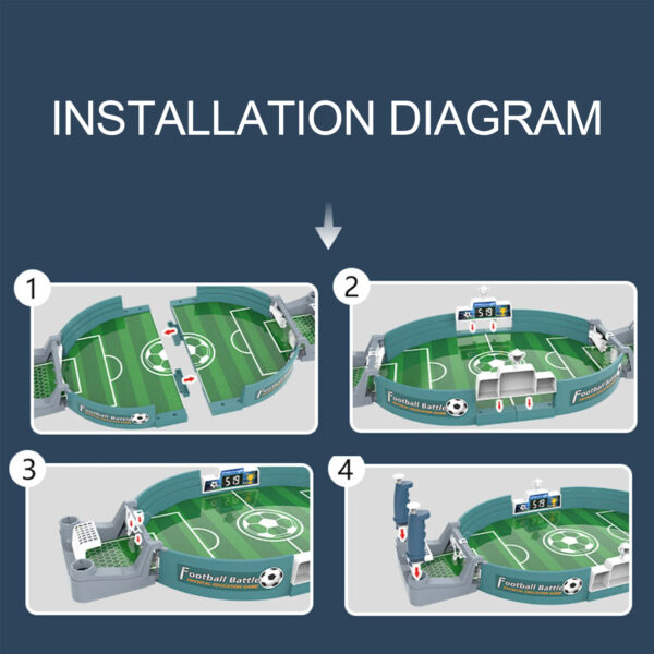 Mini Football Games Portable Soccer Tabletops Competition Sports Board Games For Adults Kids Family Party Interactive Toys Gifts - Image 3