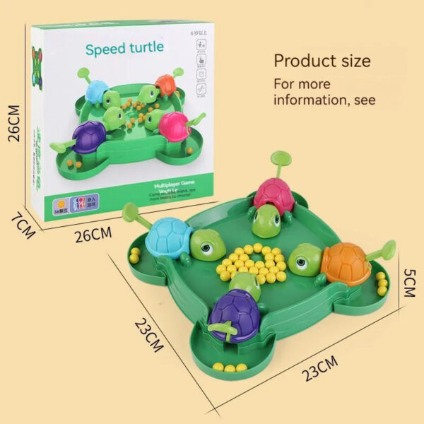 Turtles eat beans board game parent-child interactive desktop leisure toys New Year gift puzzle strategy game children gift - Image 6