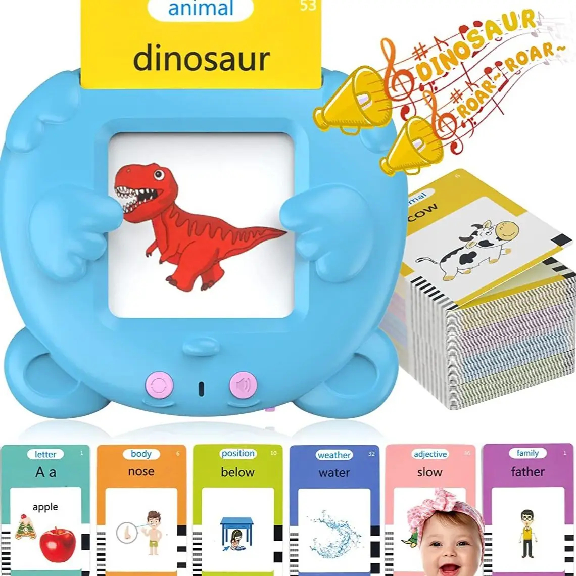 KIDS FLASH TALKING CARDS 200+ EDUCATIONAL WORDS - Image 4