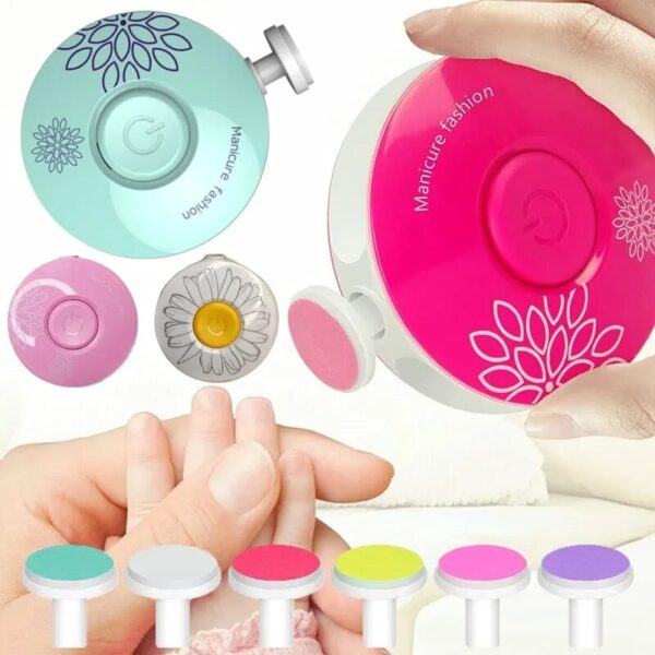 Electric Baby Nail Trimmer Kid Nail Polisher Tool