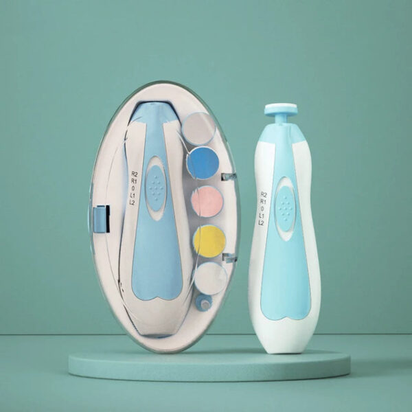 Baby Nail Trimmer Multifunctional Electric Baby Nail File Clippers Toes Fingernail Cutter Trimmer Manicure Tool Set Baby Care - Image 7