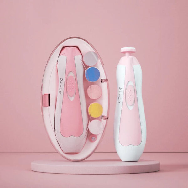 Baby Nail Trimmer Multifunctional Electric Baby Nail File Clippers Toes Fingernail Cutter Trimmer Manicure Tool Set Baby Care - Image 9
