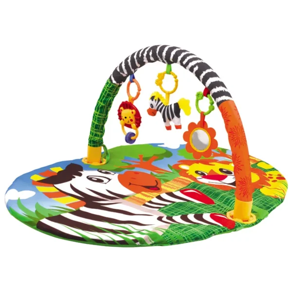 Multifunctional Fitness Frame Round Play Crawling Mat 0-12 Months Baby Puzzle Game Blanket Fun Sounding Pendant Gift For Kid - Image 5