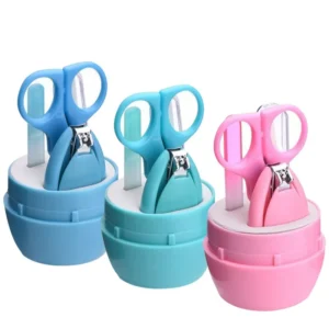 4-in-1 baby nail kit, suitable for children's baby hand and foot care nail scissors