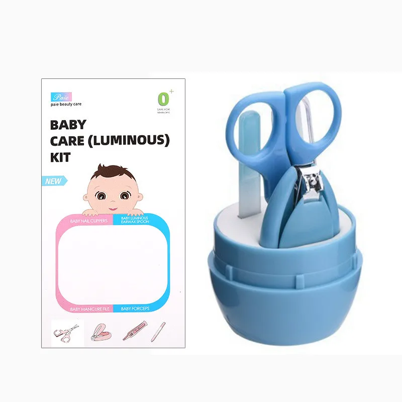 4-in-1 baby nail kit, suitable for children's baby hand and foot care nail scissors - Image 2