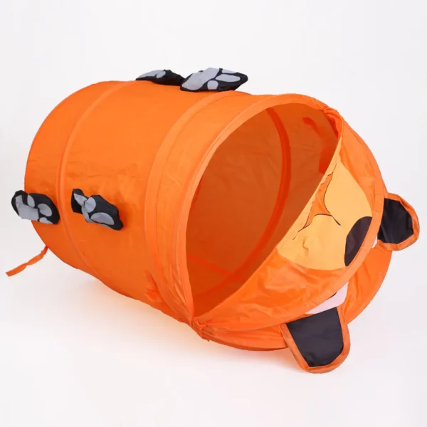 New Cute Design Storage Basket Folding Cylinder Laundry Basket Toy Box Storage Box Home Organizer - Image 2