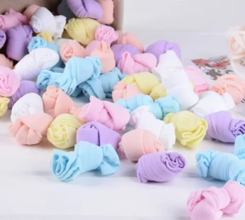 10 Pairs Baby Socks Girls Boys Spring Short Socks Summer Candy Solid Color Cotton Toddler Bebe Socks for Children Kids Thin Sock