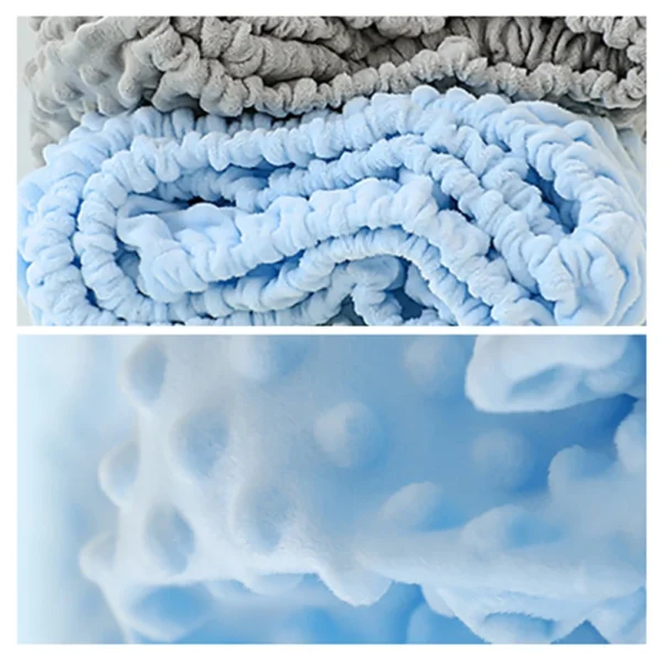 Crib Sheets 3D Dot Velvet Bed Cover Children'S Thickened Warm Baby Crib Protector Solid Color Set Of Sheets Baby Crib Winter - Image 6
