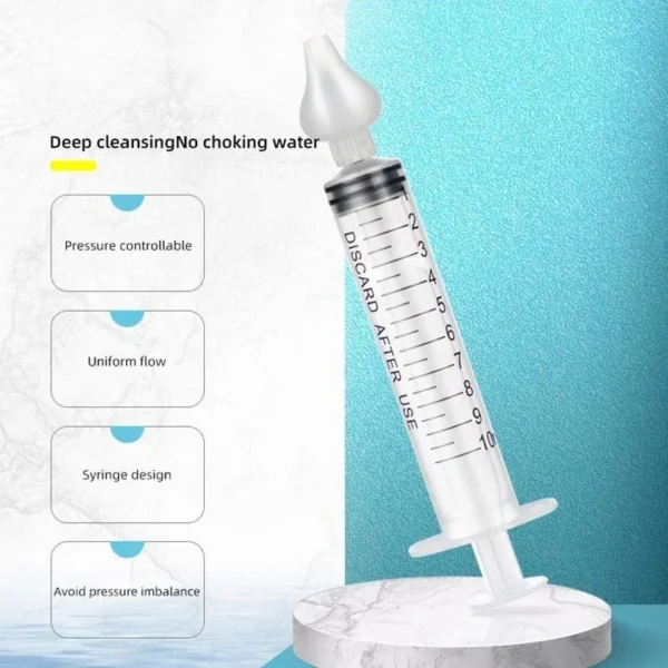 2 Pcs Baby Nasal Cleaner Baby Care Products Nose Cleaner Needle Tube Baby Nasal Washer and Infants Nasal Washer for Babies - Image 4