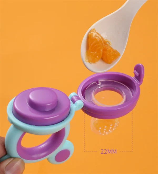 Baby Teether Nipple Fruit Food Feeder For New BornSilicona Teethers Fresh Food Nibbler Pacifier Clip Baby Accessories BPA Free - Image 3