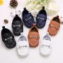 4-colors Newborn Infant Boys Girls Shoes PU Leather Loafers Dress Shoes Oxford Prewalker Walking Flat Lazy Crib Shoes