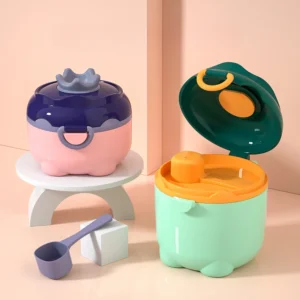 1pcs Baby Milk Powder Box Portable Out Sealed Moisture-proof Storage Tank Divided Into Boxed Milk Powder Compartment