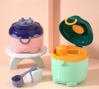 1pcs Baby Milk Powder Box Portable Out Sealed Moisture-proof Storage Tank Divided Into Boxed Milk Powder Compartment