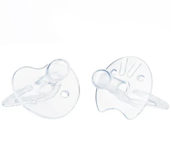 1 Pcs Baby Pacifier For Soothing Nighttime Sleep Flat Soft Breathable Design Baby Reborn Silicone For Baby Accessories Newborn